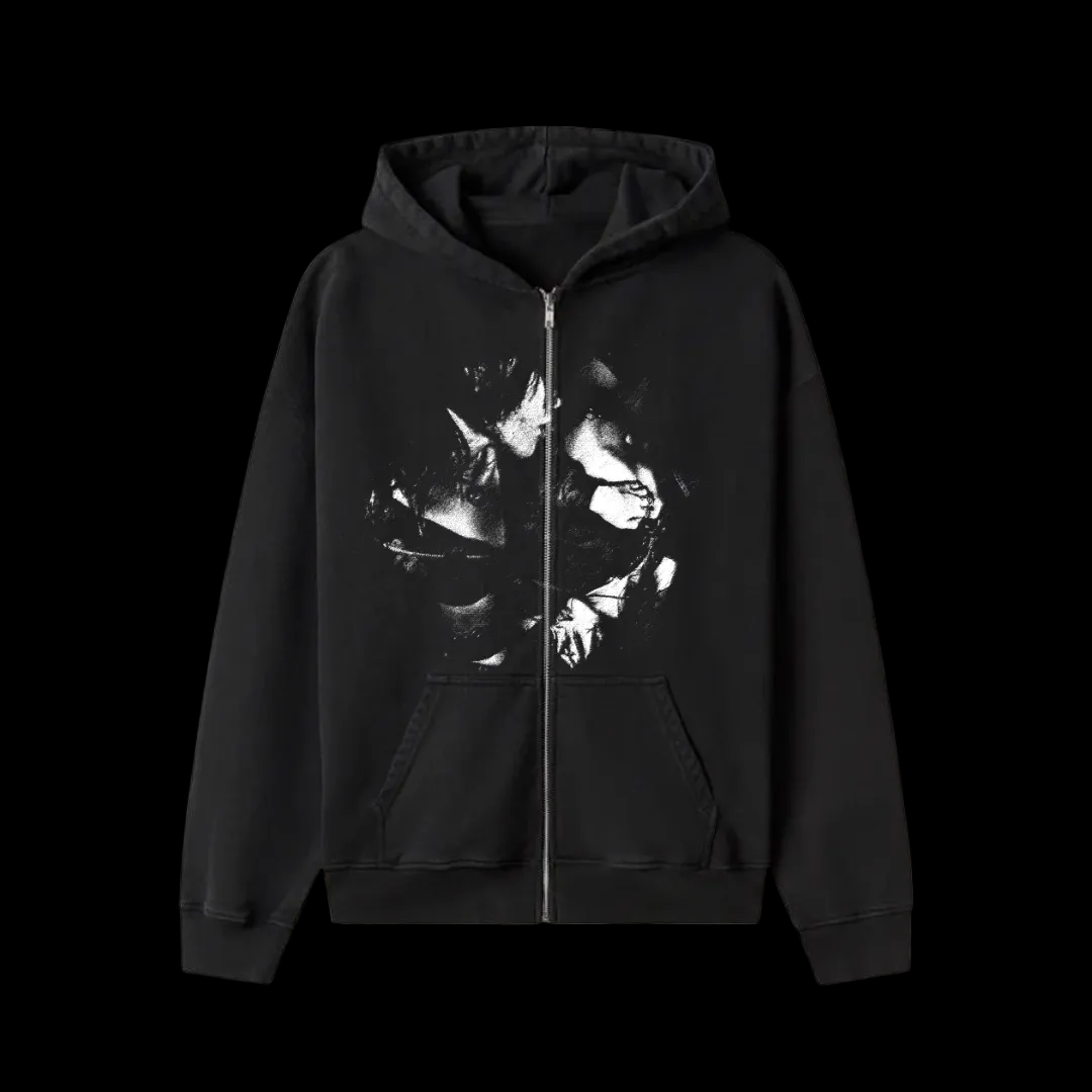 Raven Zip Hoodie