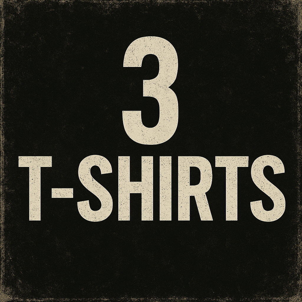 3 T-Shirts Pack