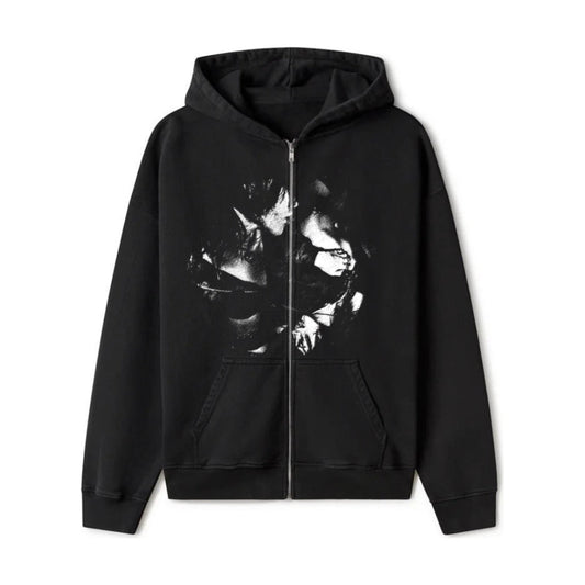 Raven Zip Hoodie